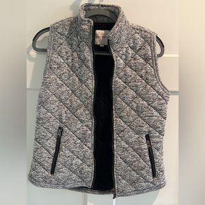 Heather Grey Quilted Vest